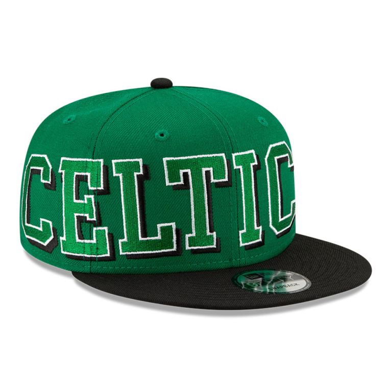 Gorras New Era 9fifty Verdes - Boston Celtics NBA Wordmark 02781LJUS